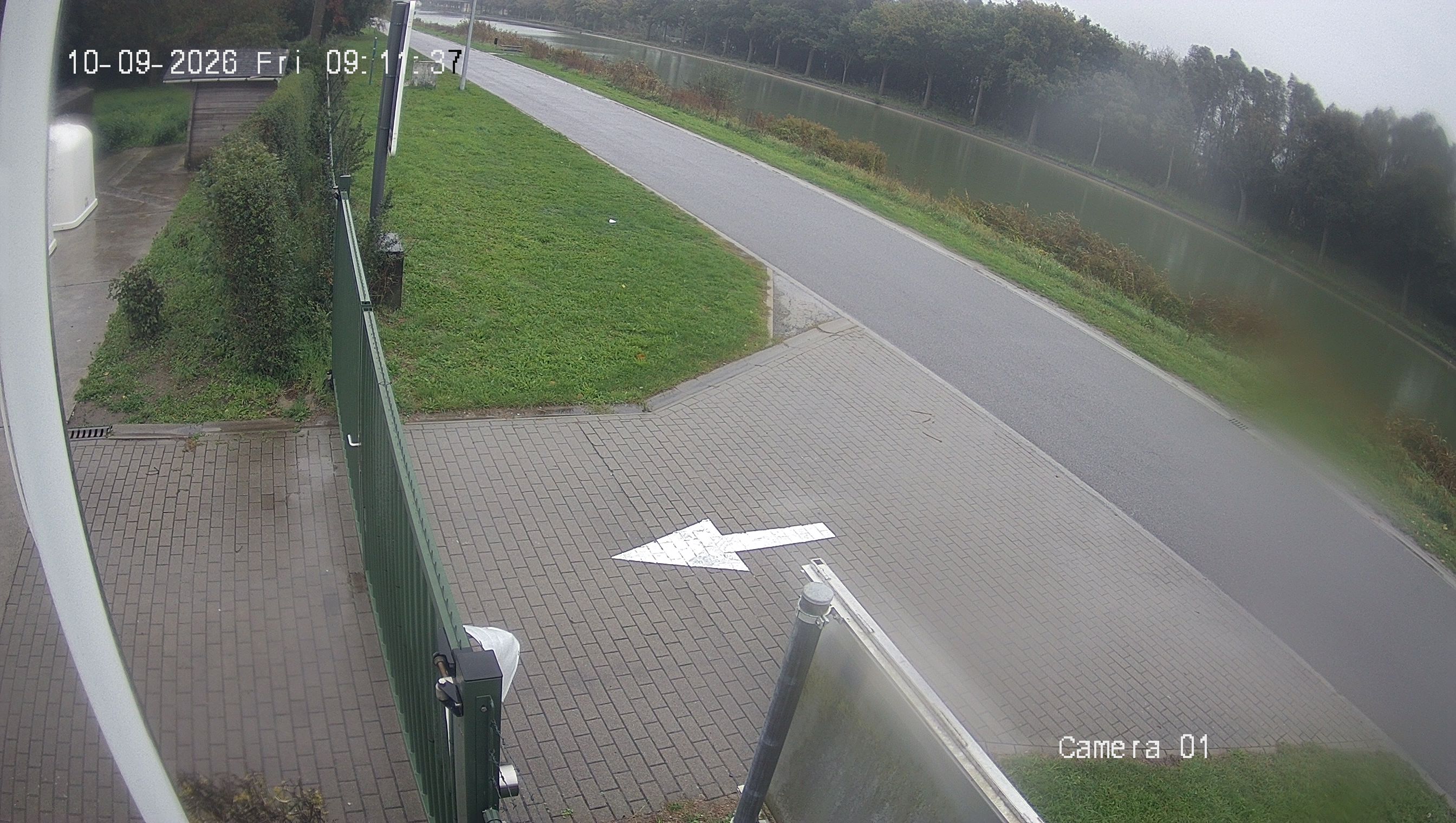 camerabeeld recyclagepark Ingelmunster