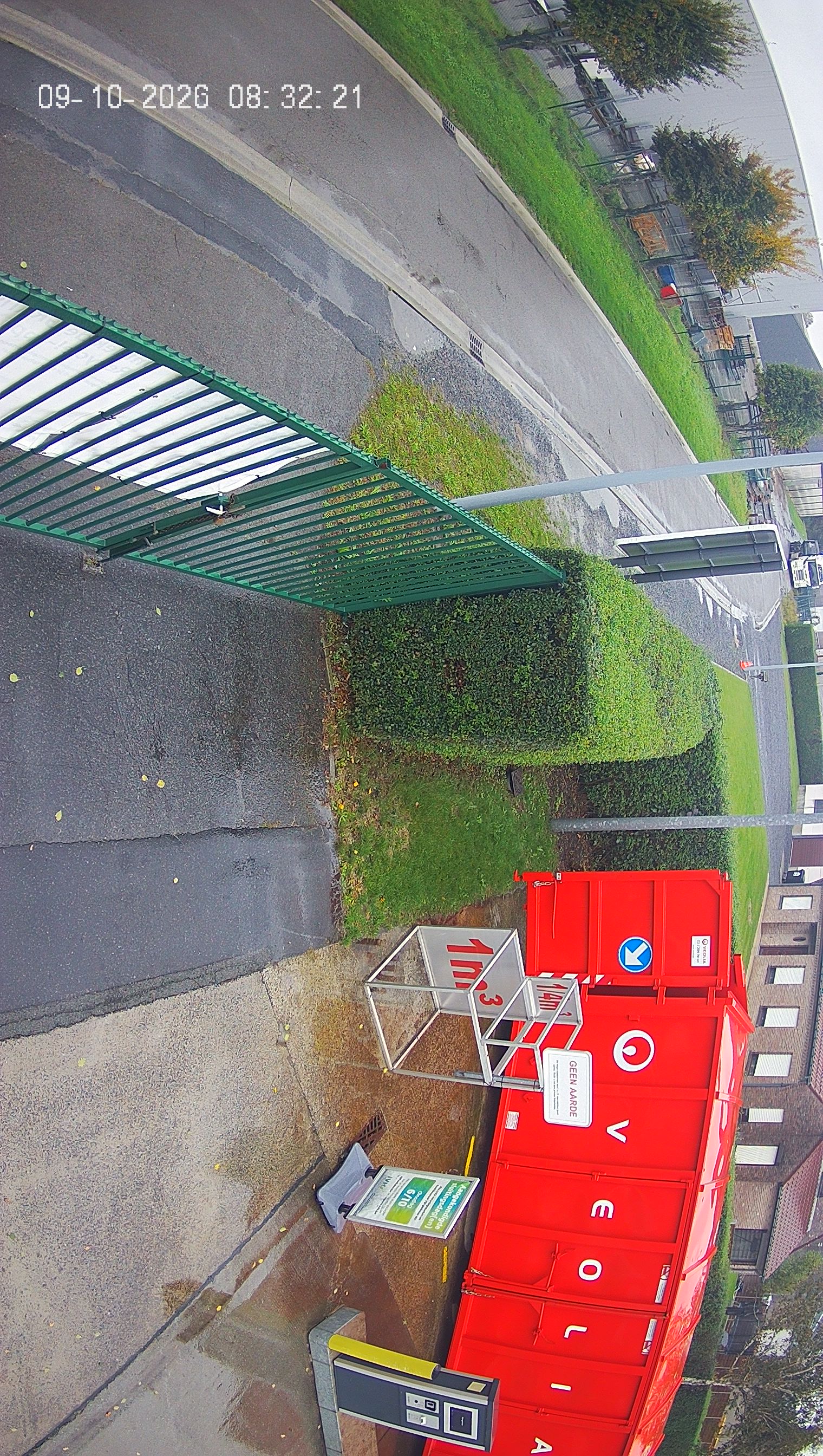 camerabeeld recyclagepark Izegem